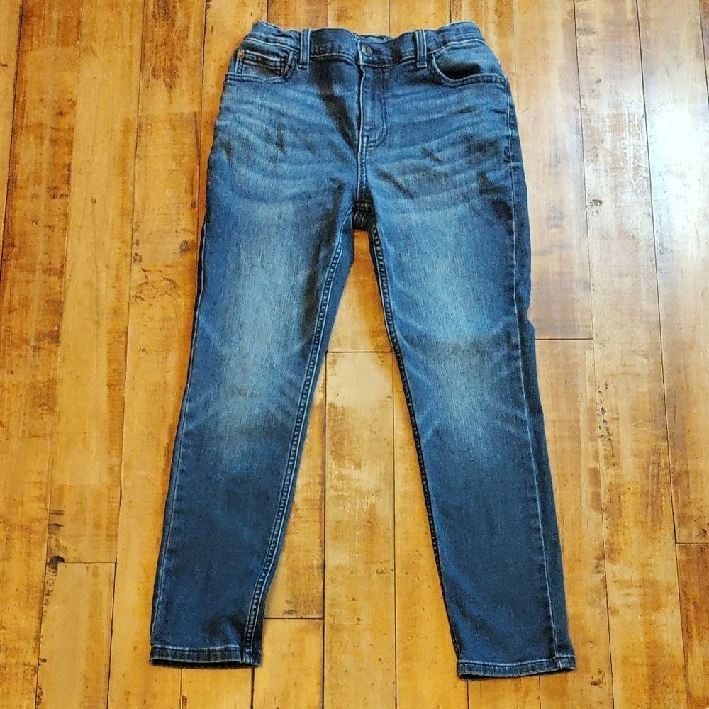 Cat & Jack Jeans size 14 Stretch Skinny Boys Fall Winter Adjustable Waist